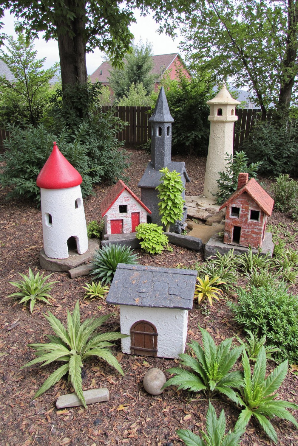 chaos gardening ideas - Whimsical Chaos Garden: Miniature World - Embrace the wild side of gardening with these...
