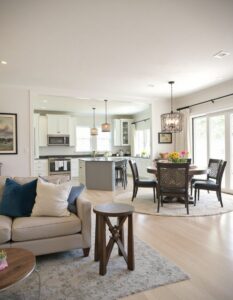 transitional livign room ideas