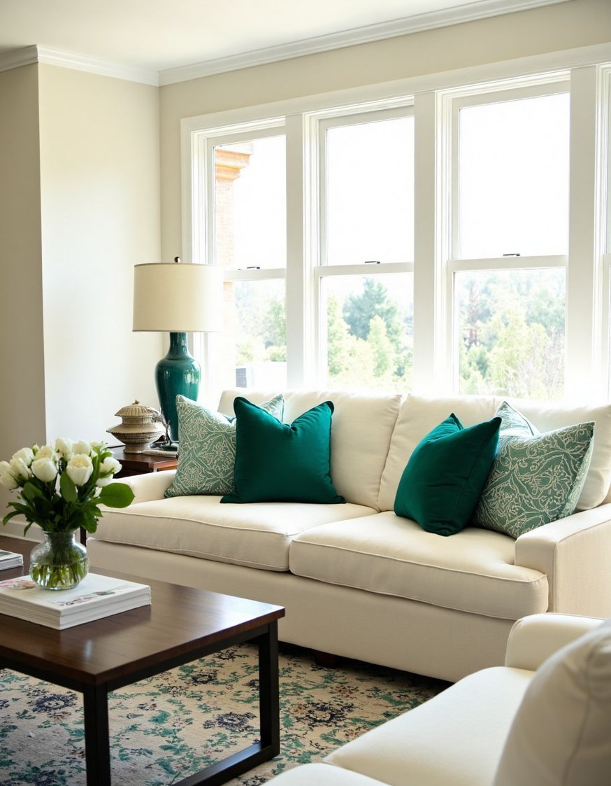 transitional living room ideas - Sun-Drenched Transitional Great Room: Elegant & Minimalist - Transitional living room ideas blend modern and traditional...