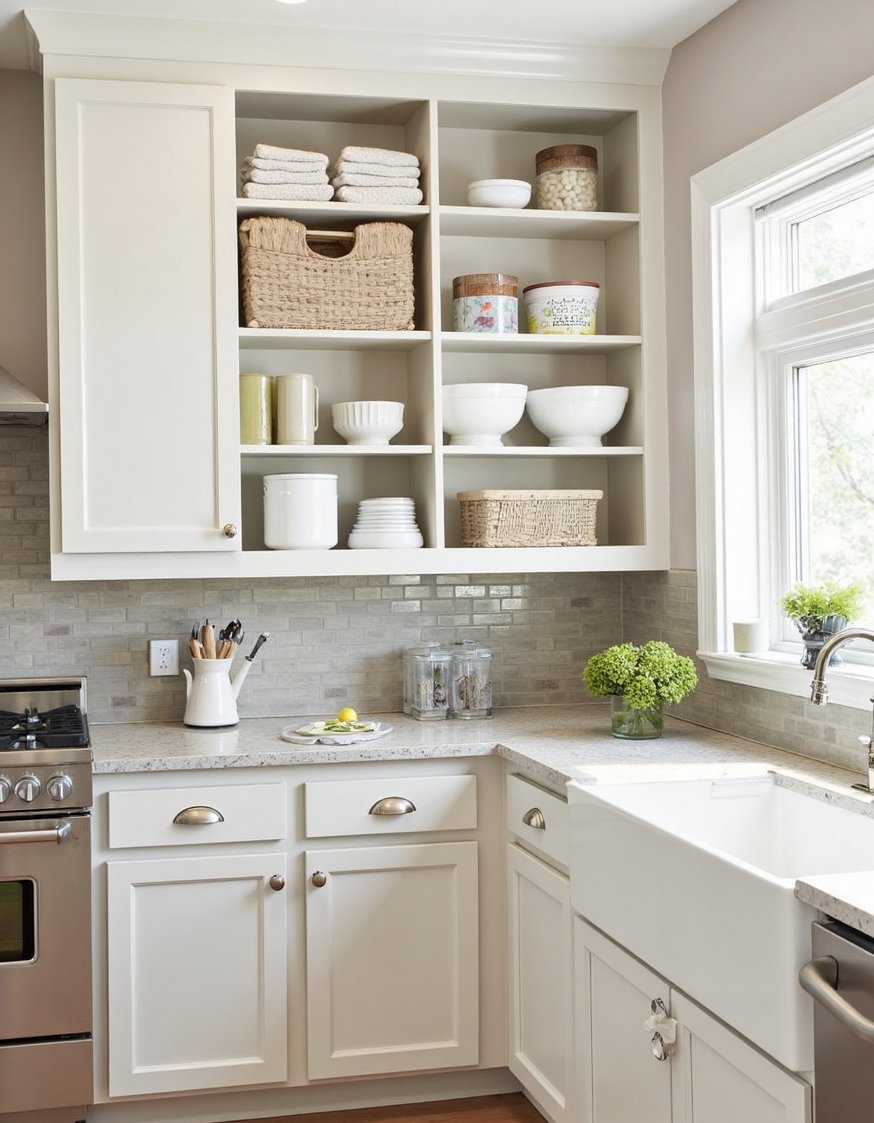 Kitchen cabinet organizers ideas - Organized Kitchen: Consistent Cabinet Storage Ideas - Achieve total kitchen organization! This image shows how...