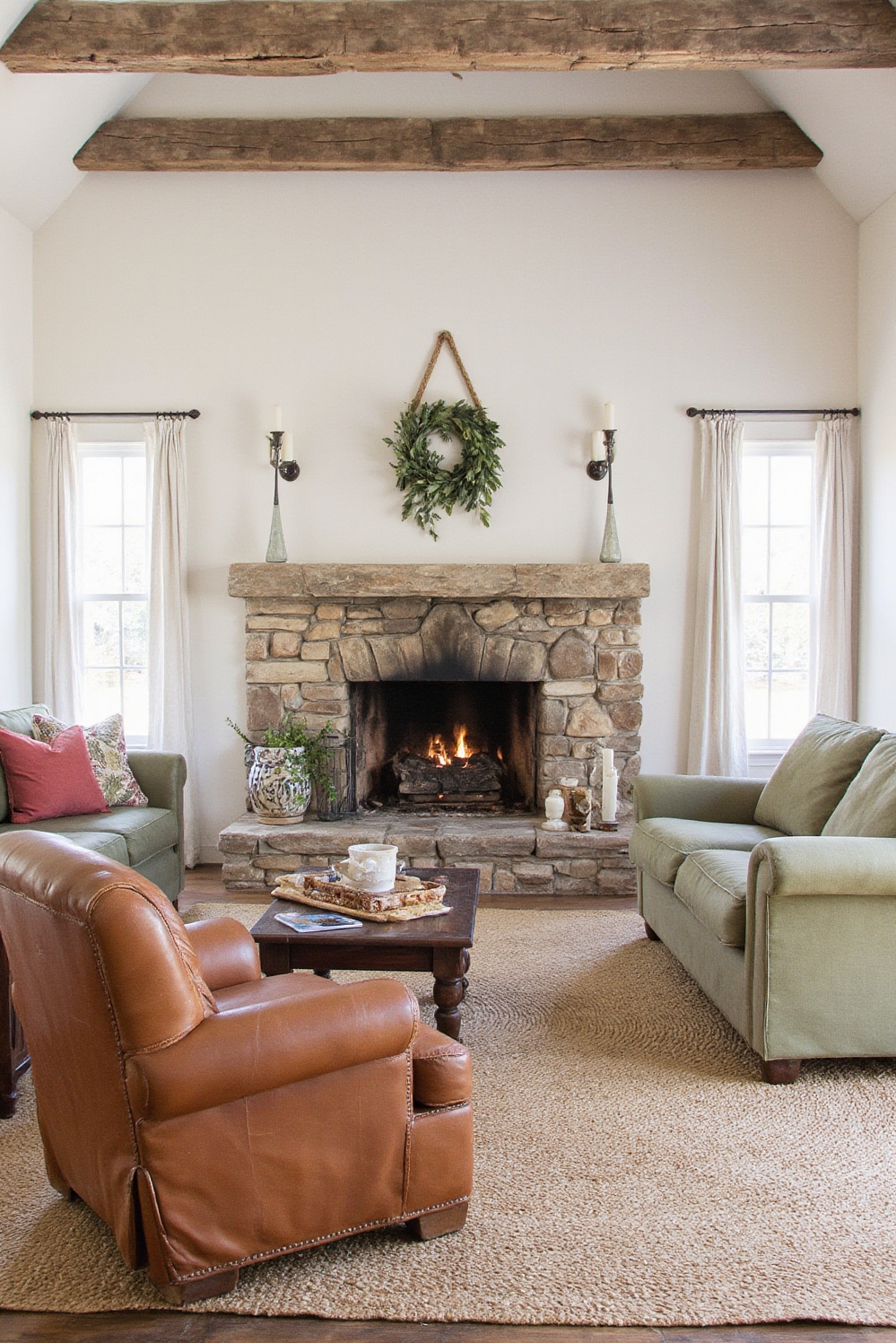 Living room colors ideas - Cozy Rustic Farmhouse Living Room Colors - ### Rustic Farmhouse Charm: A Color Story The...