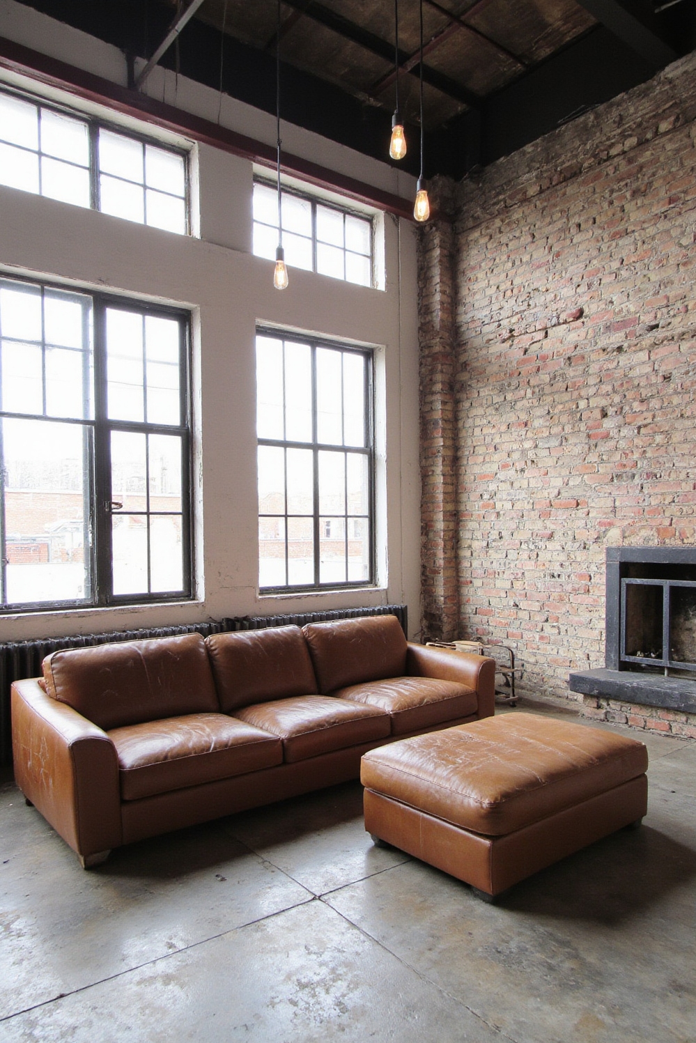 Living room colors ideas - Edgy Industrial Loft Colors - ### Loft Living: Industrial Cool Meets Inviting Warmth...