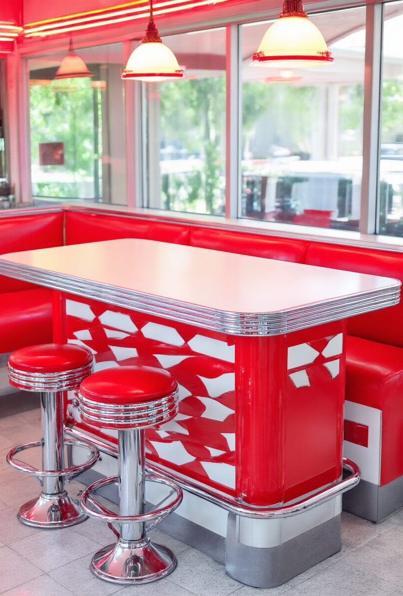 kitchen island seating - Quirky Kitchen Island Seating - A vibrant orange kitchen island immediately grabs your...