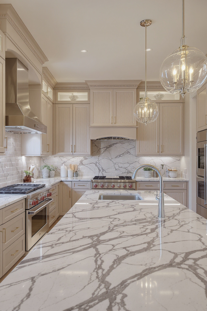 Taupe kitchen cabinets - Taupe Kitchens: Refined Elegance - Taupe kitchen cabinets immediately establish an atmosphere of...