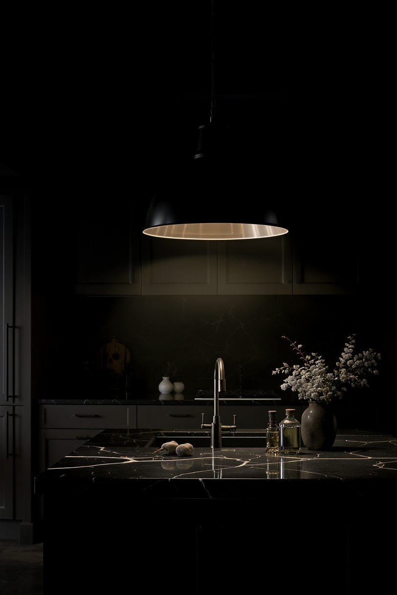Taupe kitchen cabinets - Dark Taupe's Luxurious Allure - Dark taupe cabinets immediately establish a sophisticated mood...