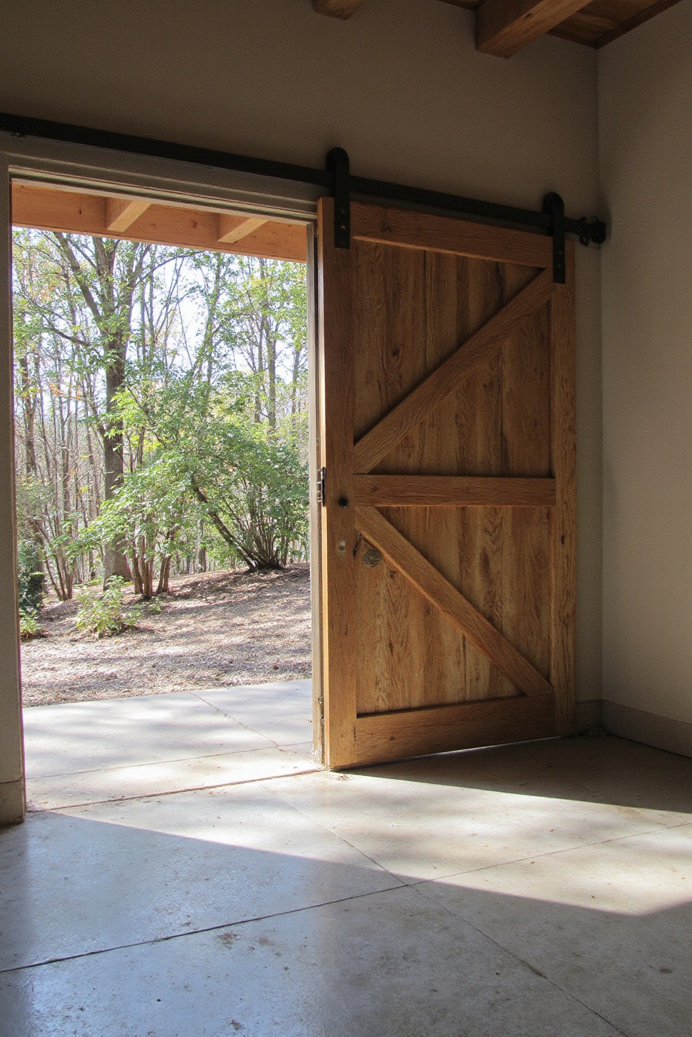 modern barn house - Crafting Modern Barn Style - The entryway immediately captivates with a stunning, custom...