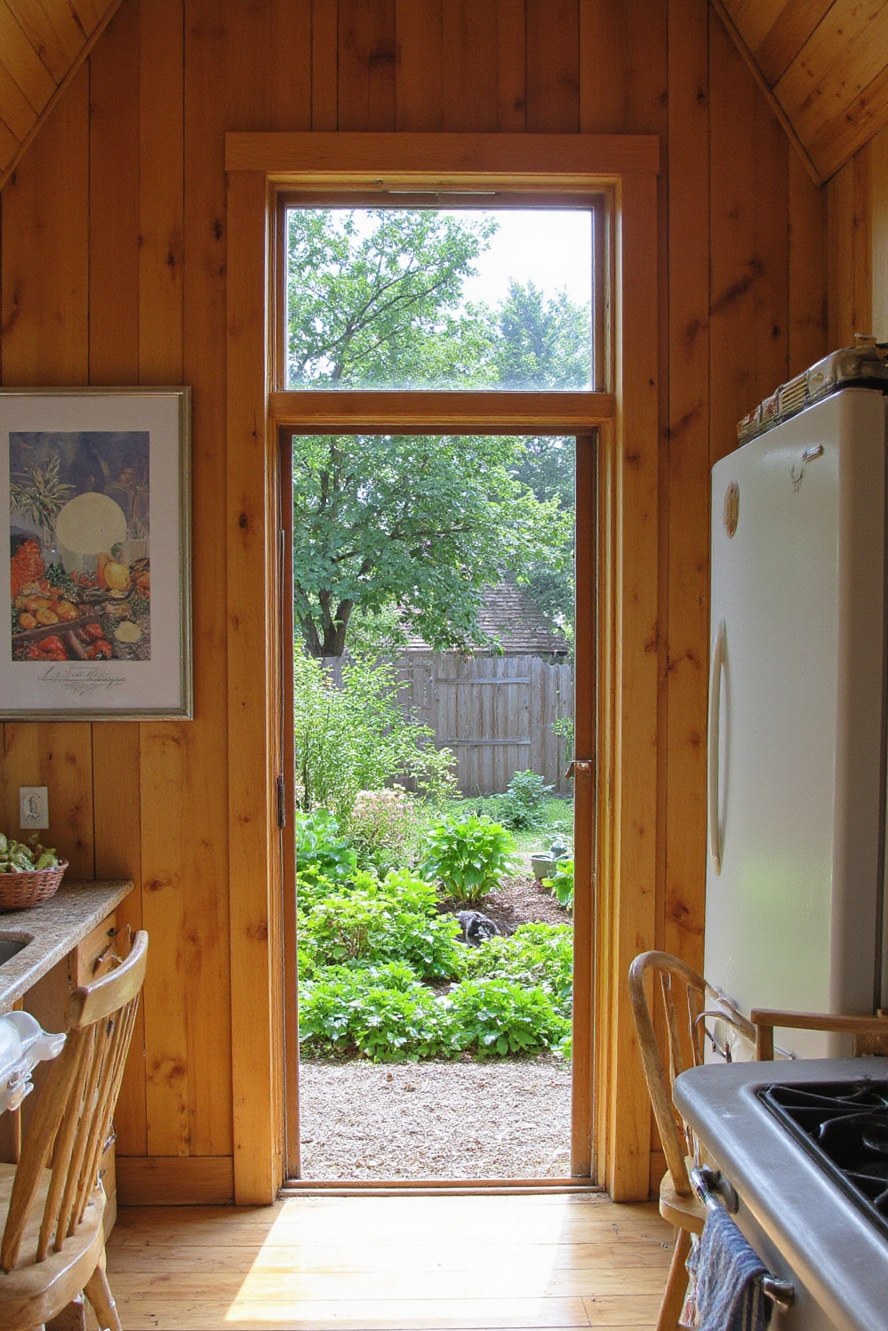 modern barn house - Modern Barn Garden-to-Table Living - Sunlight streams through the expansive kitchen window of...