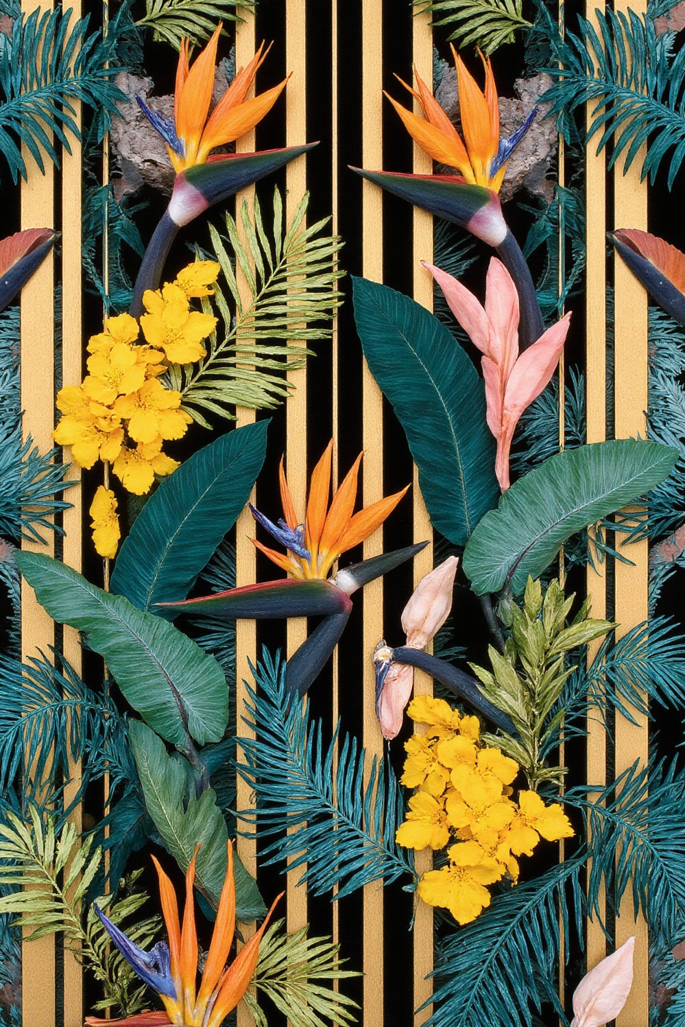 floral wallpaper ideas - Roaring Twenties Floral Glamour - Dive into a world where the Jazz Age...