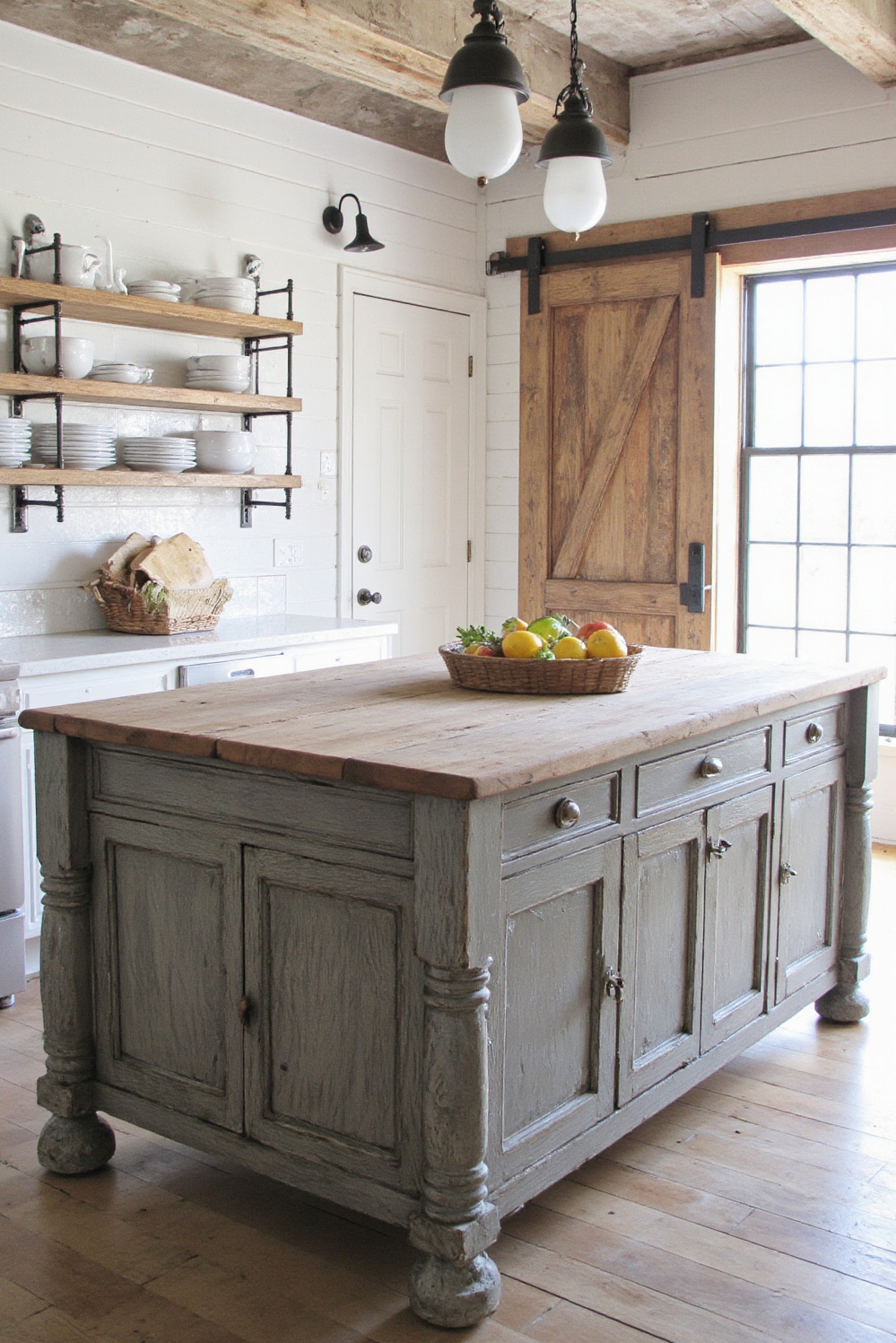 Industrial kitchen design - Gritty Charm Industrial Kitchens - Step inside a captivating industrial kitchen where farmhouse...