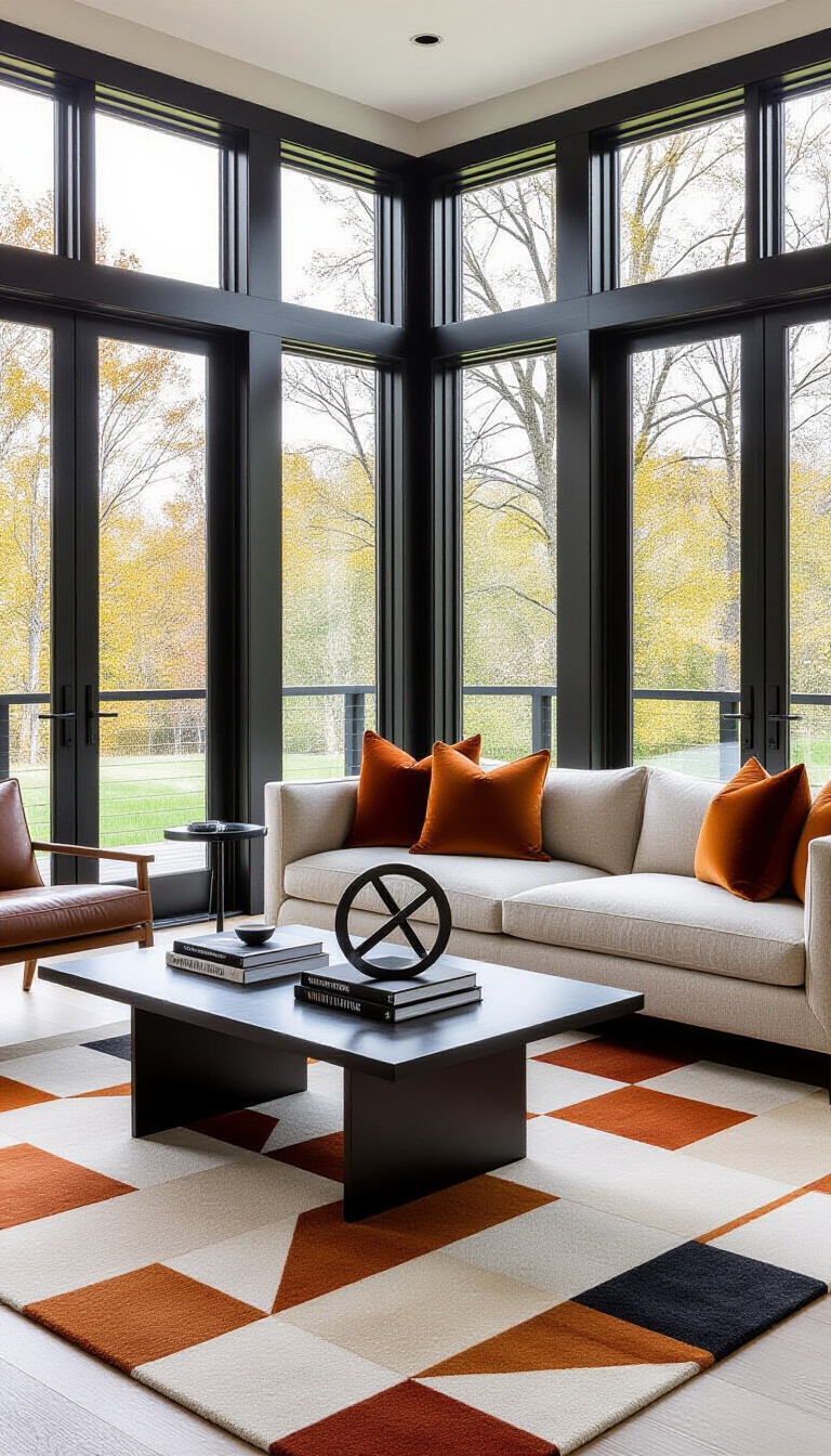 modern fall decor ideas - Fall Decor: Modern Office Inspiration - A mid-century modern office embraces fall with subtle...