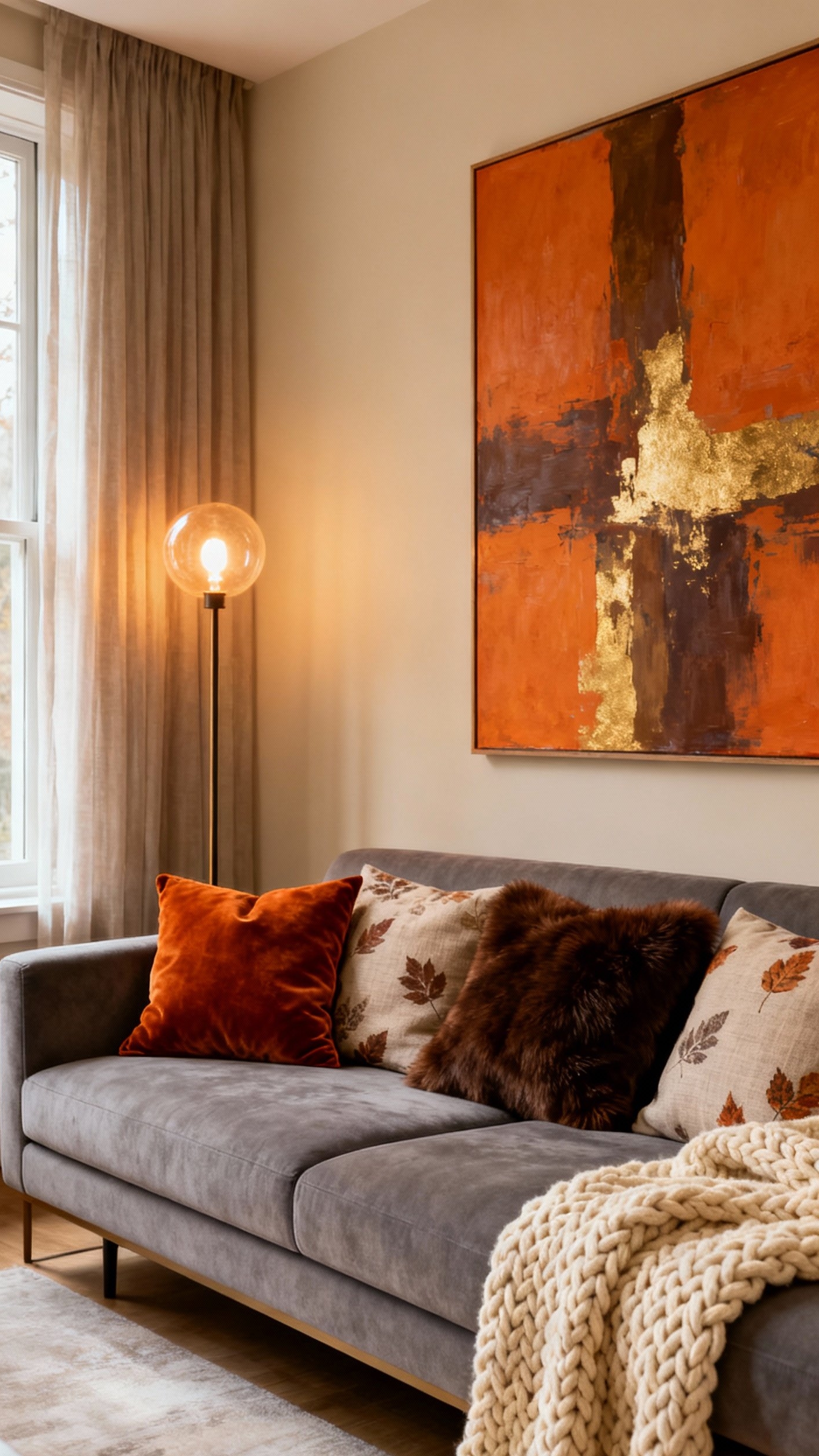 living room modern fall decor ideas - Modern Fall Living Room Refresh - living room modern fall decor ideas - A modern living room welcomes you with its...