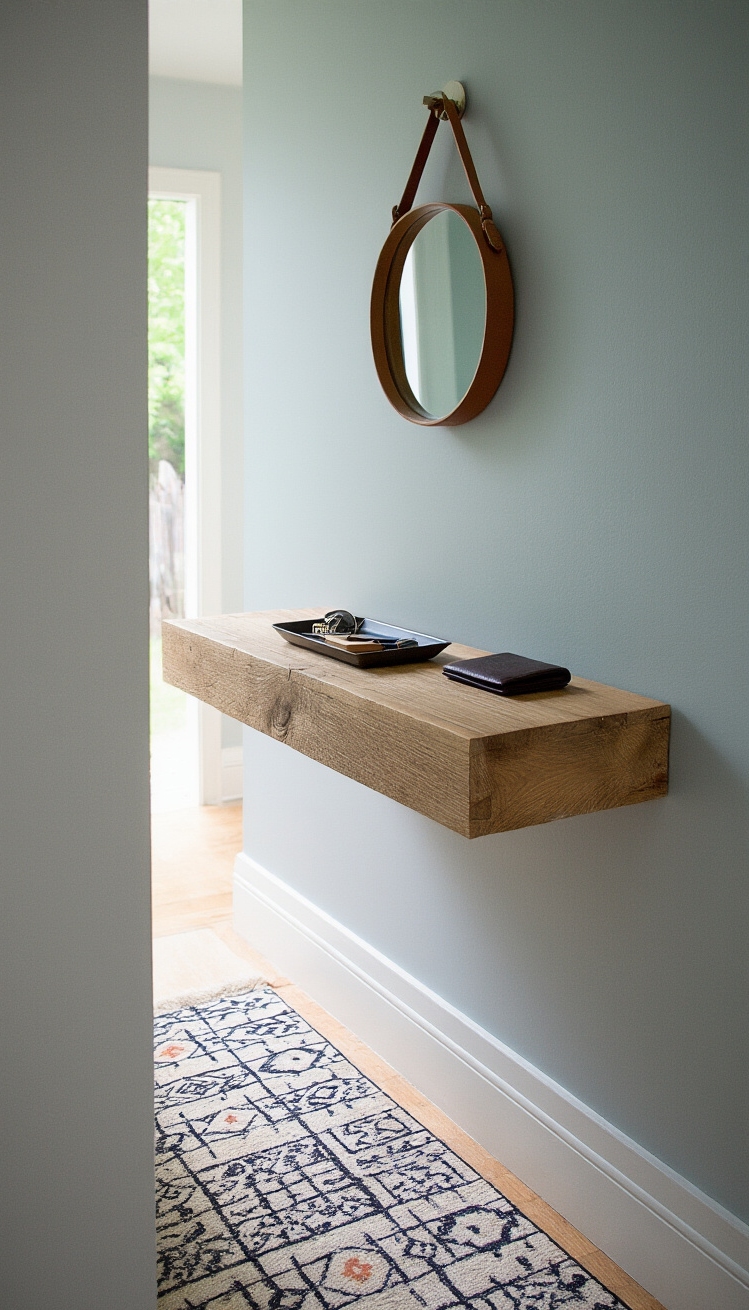 Hallway table ideas - Hallway Table Ideas: Small Space Style - A narrow hallway transforms into a stylish and...
