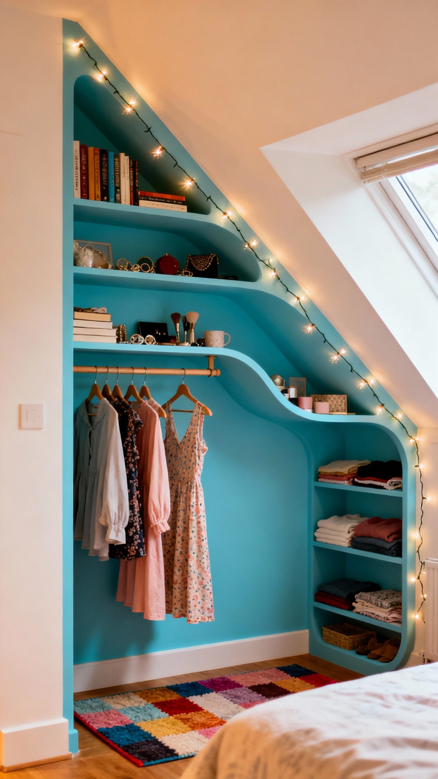 Small Closet Organization Bedroom - Small Closet, Big Style Bedroom - Small Closet Organization Bedroom - Robin's egg blue walls greet you as you...