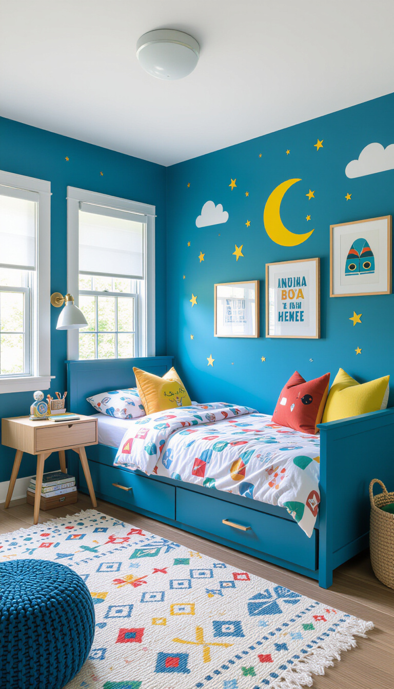 bedroom ideas inspiration - Playful Bedroom Design: Cheerful Inspiration - Step into a world of sunshine and dreams...