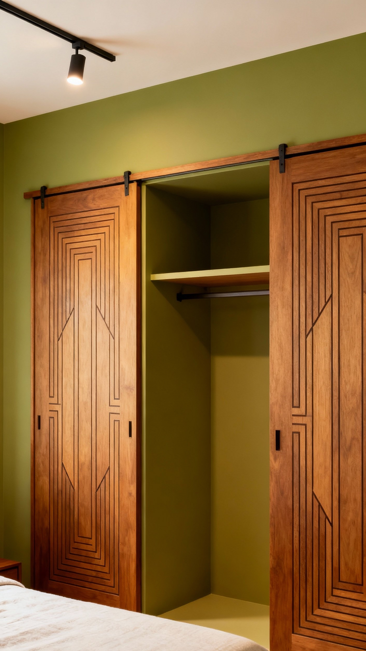 Small Closet Organization Bedroom - Small Closet, Big Style Bedroom - Small Closet Organization Bedroom - The image showcases a charming, built-in closet that...