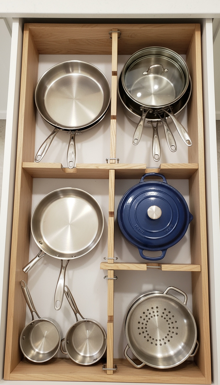 White Kitchen Ideas - White Kitchens: Organized Drawer Details - White Kitchen Ideas - Imagine opening a kitchen drawer and being greeted...