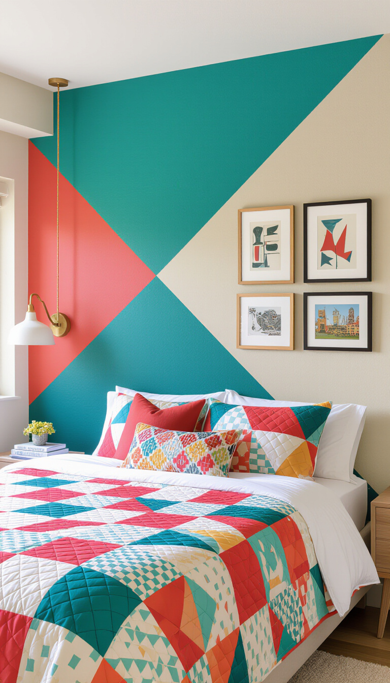 Two Colour Combination For Bedroom Walls - Two-Tone Bedroom Walls: Texture & Tone - Imagine stepping into a bedroom where tranquility washes...