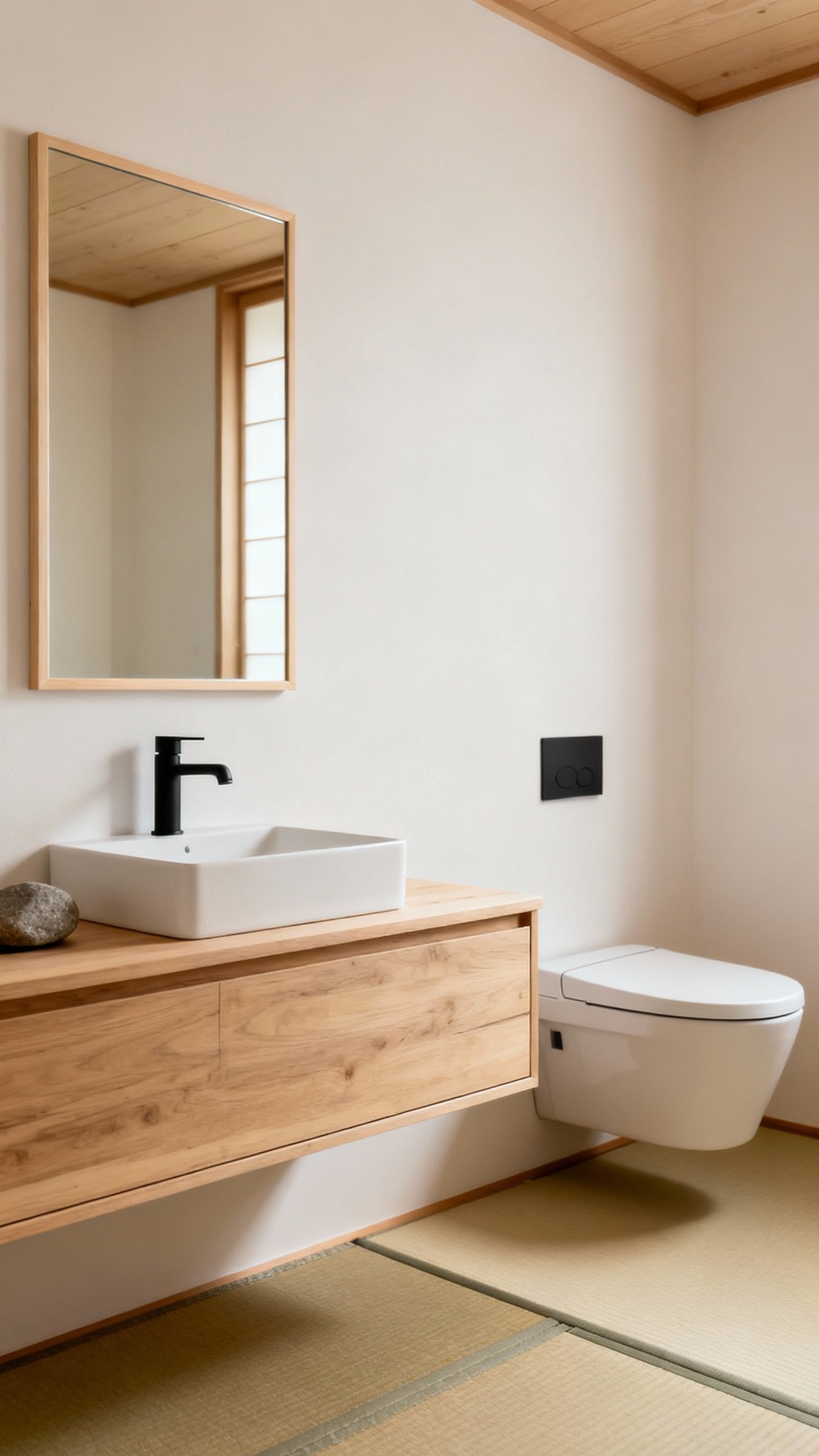 Small Guest Toilet Ideas - Small Guest Toilet: Big Style Ideas - This guest toilet whispers tranquility with its Japanese-inspired...