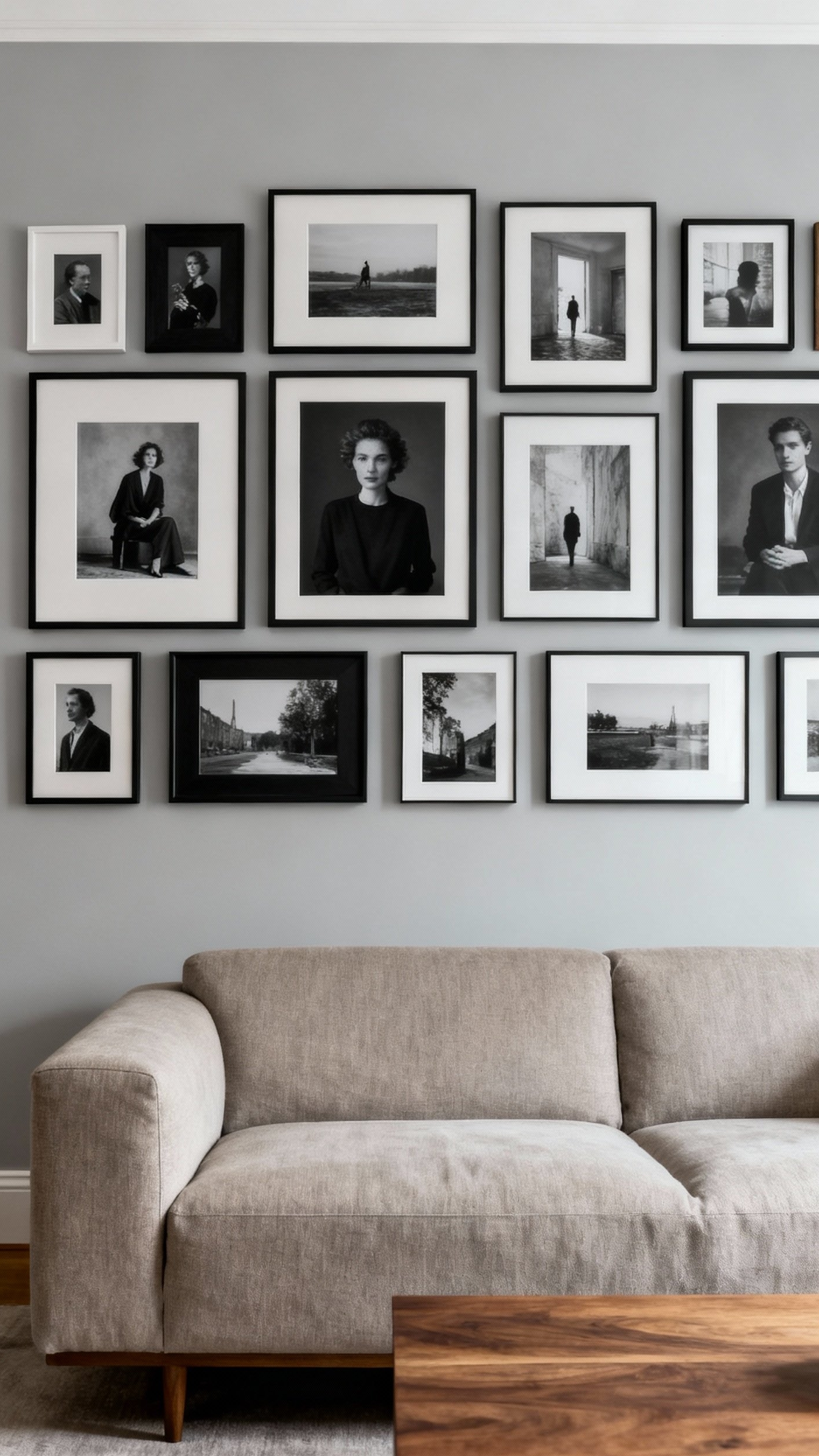 Living Room Inspo - Curated Gallery Wall Living Room Ideas - You walk into a living room and your...