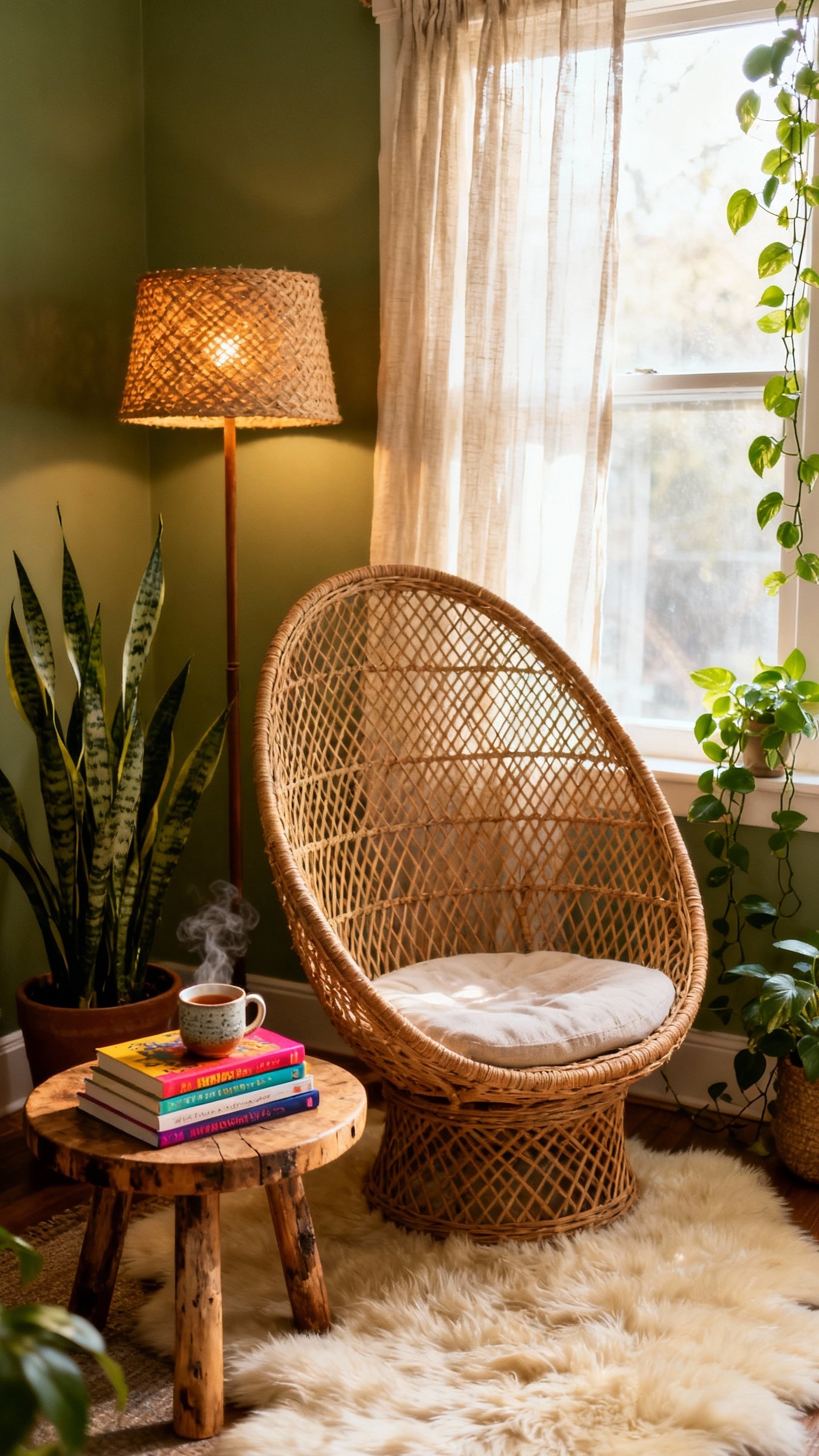 modern fall decor ideas for living room - Cozy Fall Living Room Refresh - Sunlight streams through sheer linen curtains, illuminating a...