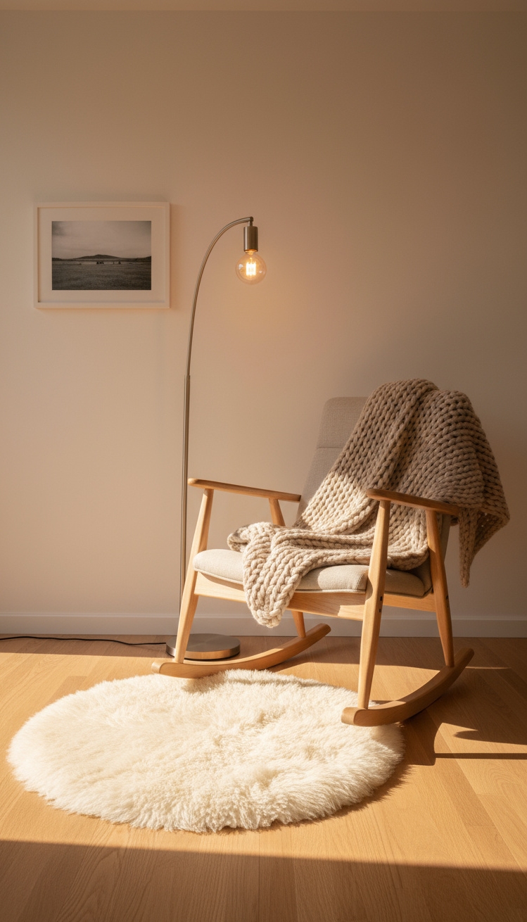 Neutral Rugs Bedroom - Neutral Rugs: Bedroom Bliss in Soft Light - Imagine stepping into this serene bedroom corner, bathed...