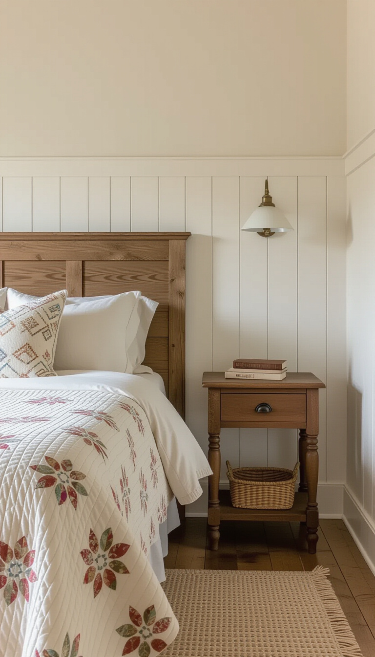 Two Colour Combination For Bedroom Walls - Two-Tone Bedroom Walls: Height and Harmony - Imagine stepping into a bedroom where serenity washes...