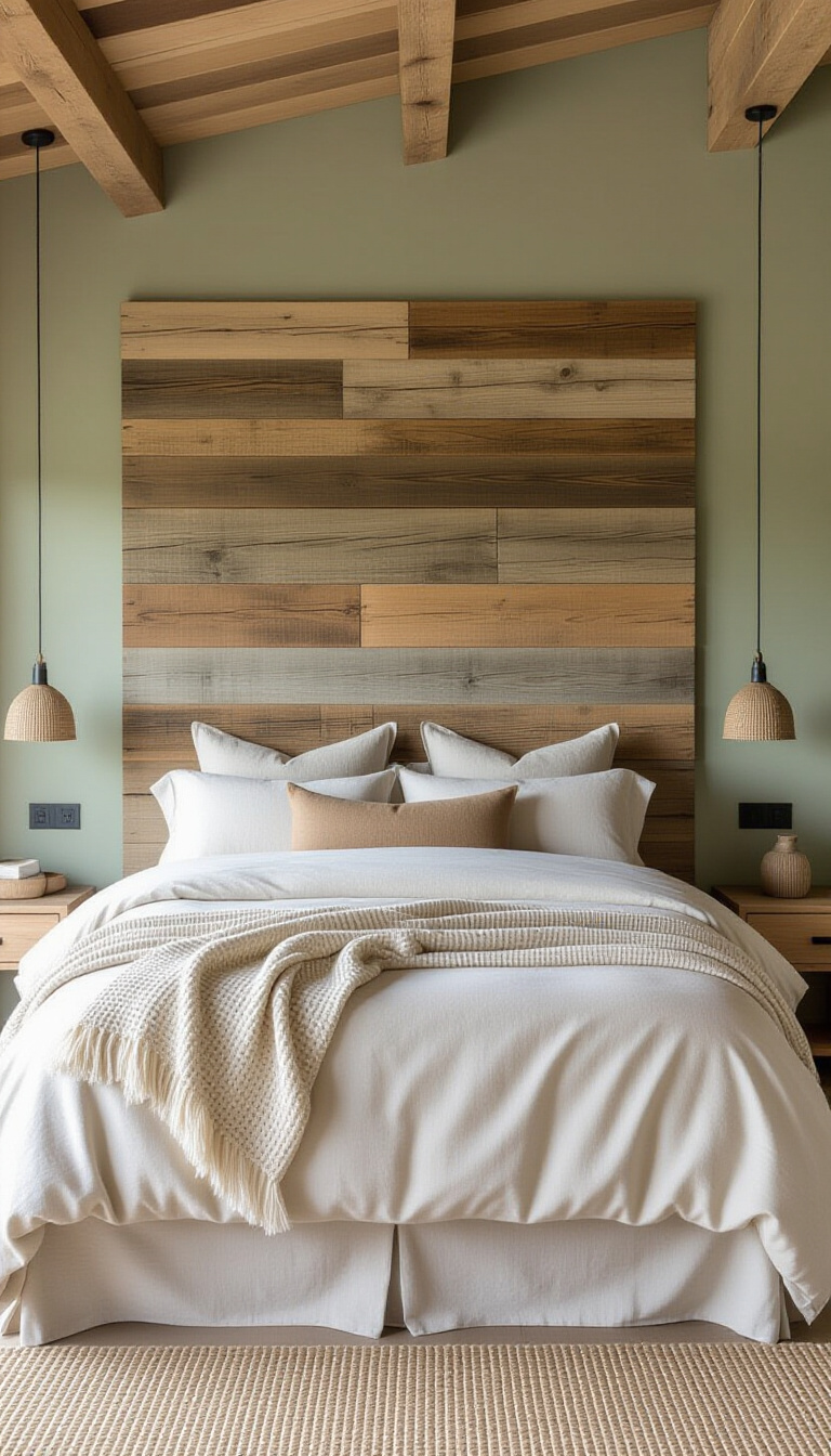 Two Colour Combination For Bedroom Walls - Ombre Walls: Two-Tone Bedroom Design - Imagine stepping into this serene bedroom, where a...