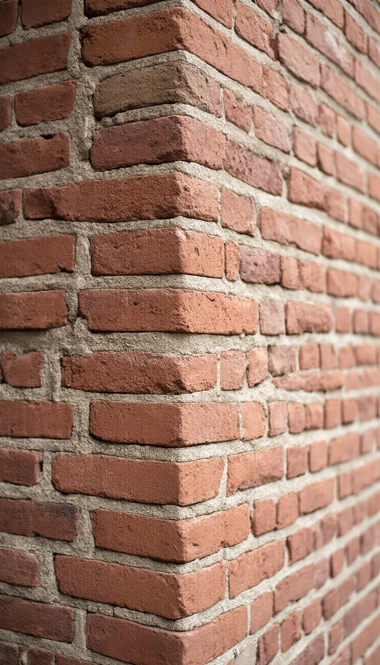 Building Graphic ideas - Texture Tells a Graphic Story - The camera captures a brick wall in stunning...