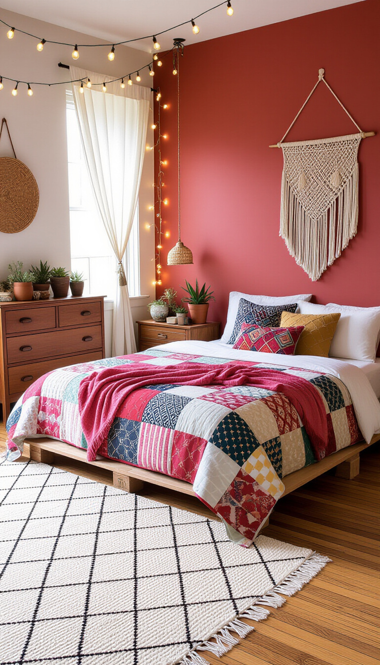 luxurious bedroom ideas - Bohemian Bedroom: Luxurious Eclectic Design - Step into this bohemian sanctuary and feel the...