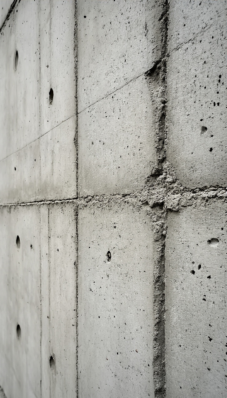 Building Graphic ideas - Concrete Inspiration: Raw and Real - The image showcases a concrete wall, and the...