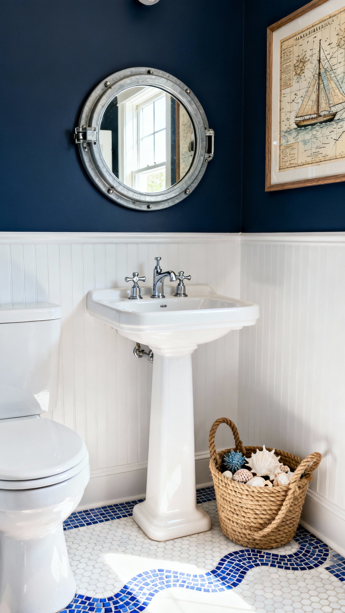 Small Guest Toilet Ideas - Small Guest Toilet, Big Style - Small Guest Toilet Ideas - This guest toilet instantly transports you to the...
