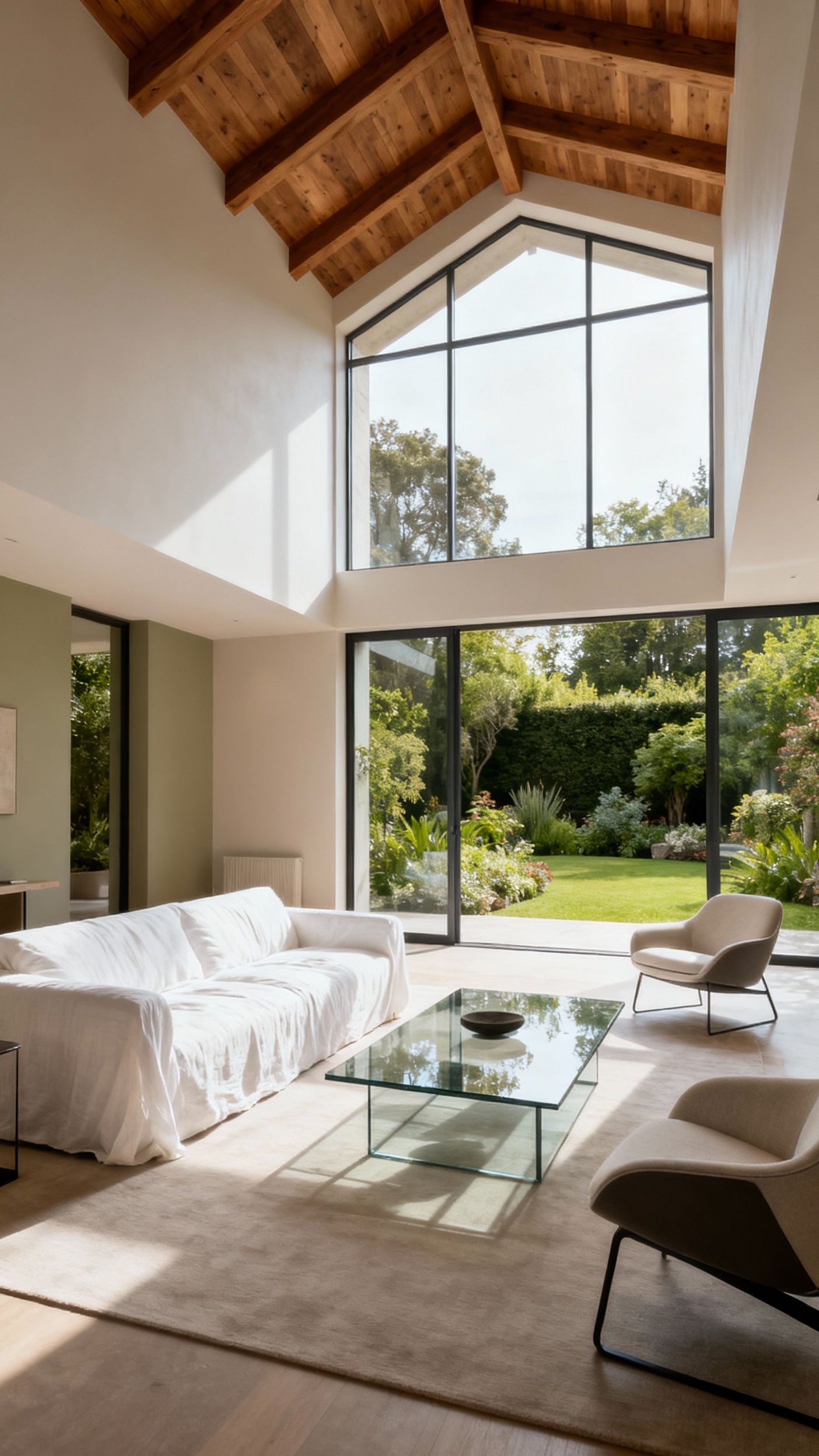 Living Room Inspo - Living Room Goals: Light and Space - Sunlight floods this living room, highlighting the incredible...
