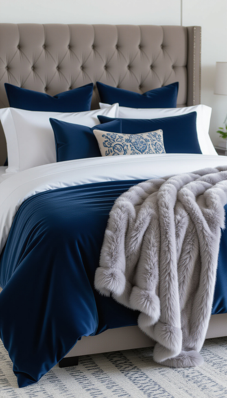 luxurious bedroom ideas - Bedroom Bliss: Textures, Colors, and Layers - Sink into serenity with this vision of bedroom...