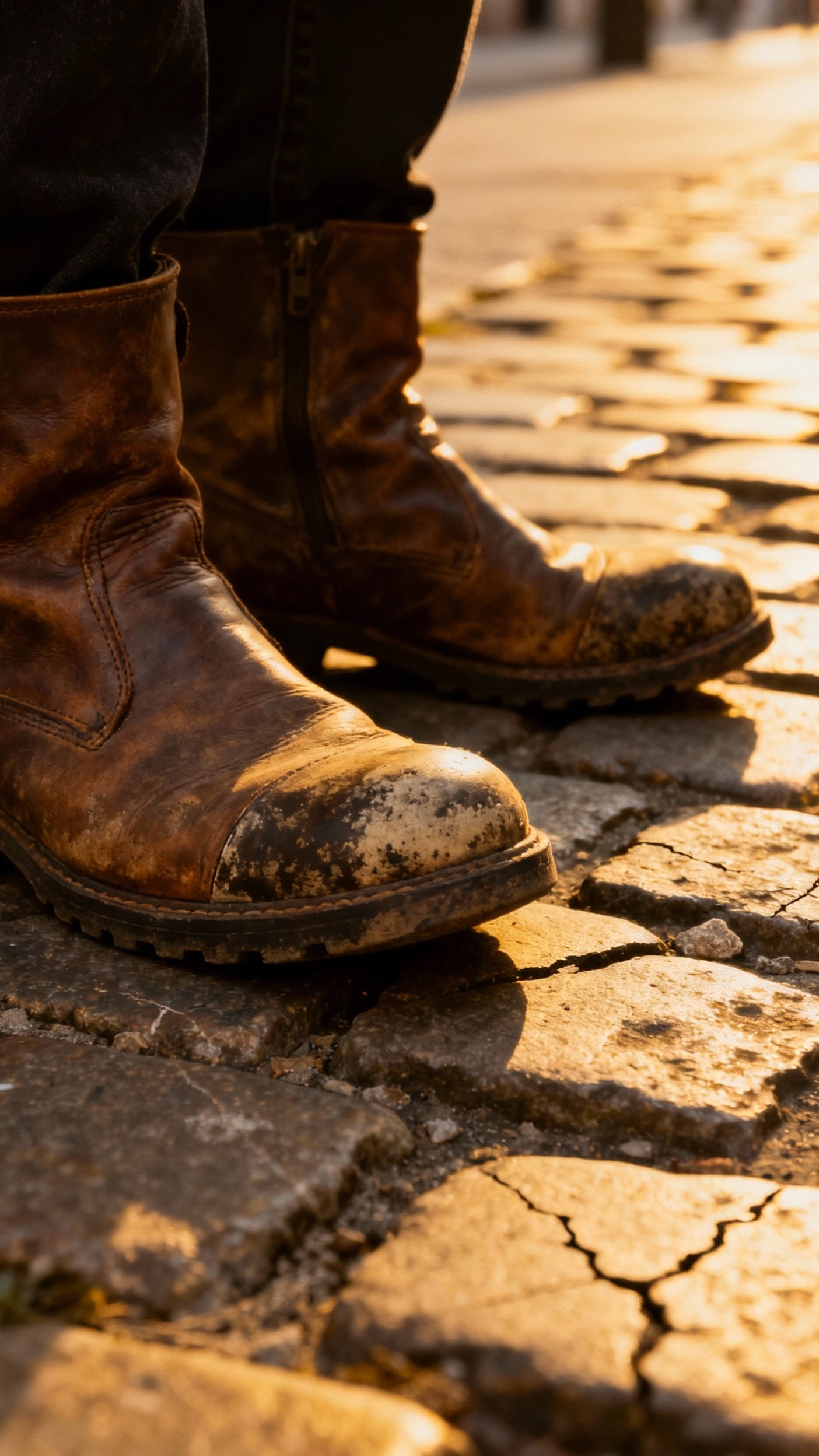 Urban City Photography - Urban Grit: Stories in Cobblestone - The image pulls you right into the heart...