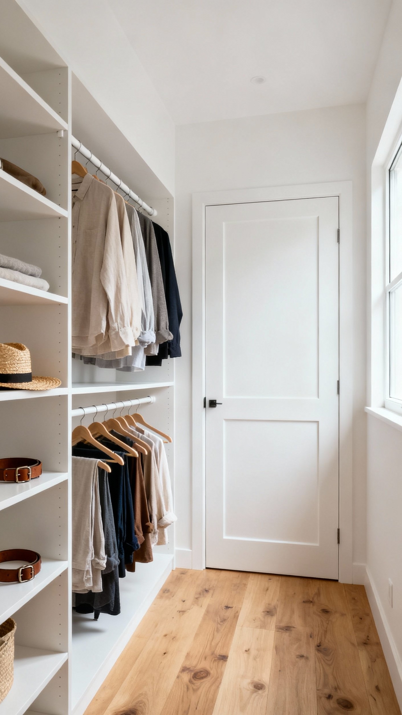 Small Closet Organization Bedroom - Small Closet, Big Shoe Storage - The image showcases a shoe lover's dream: a...