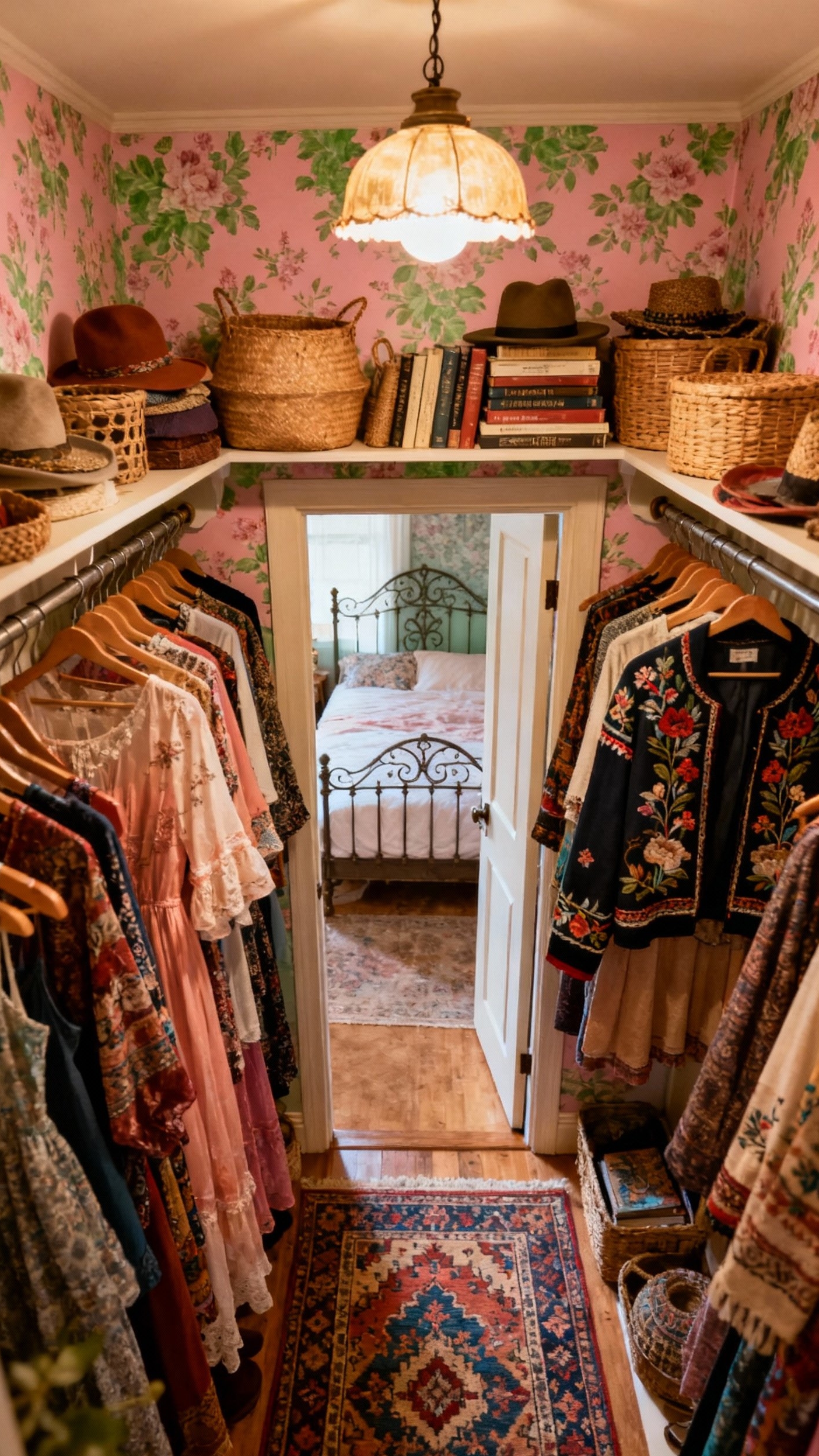 Small Closet Organization Bedroom - Small Closet, Big Style Bedroom - Small Closet Organization Bedroom - Sunlight streams into a small closet, revealing a...