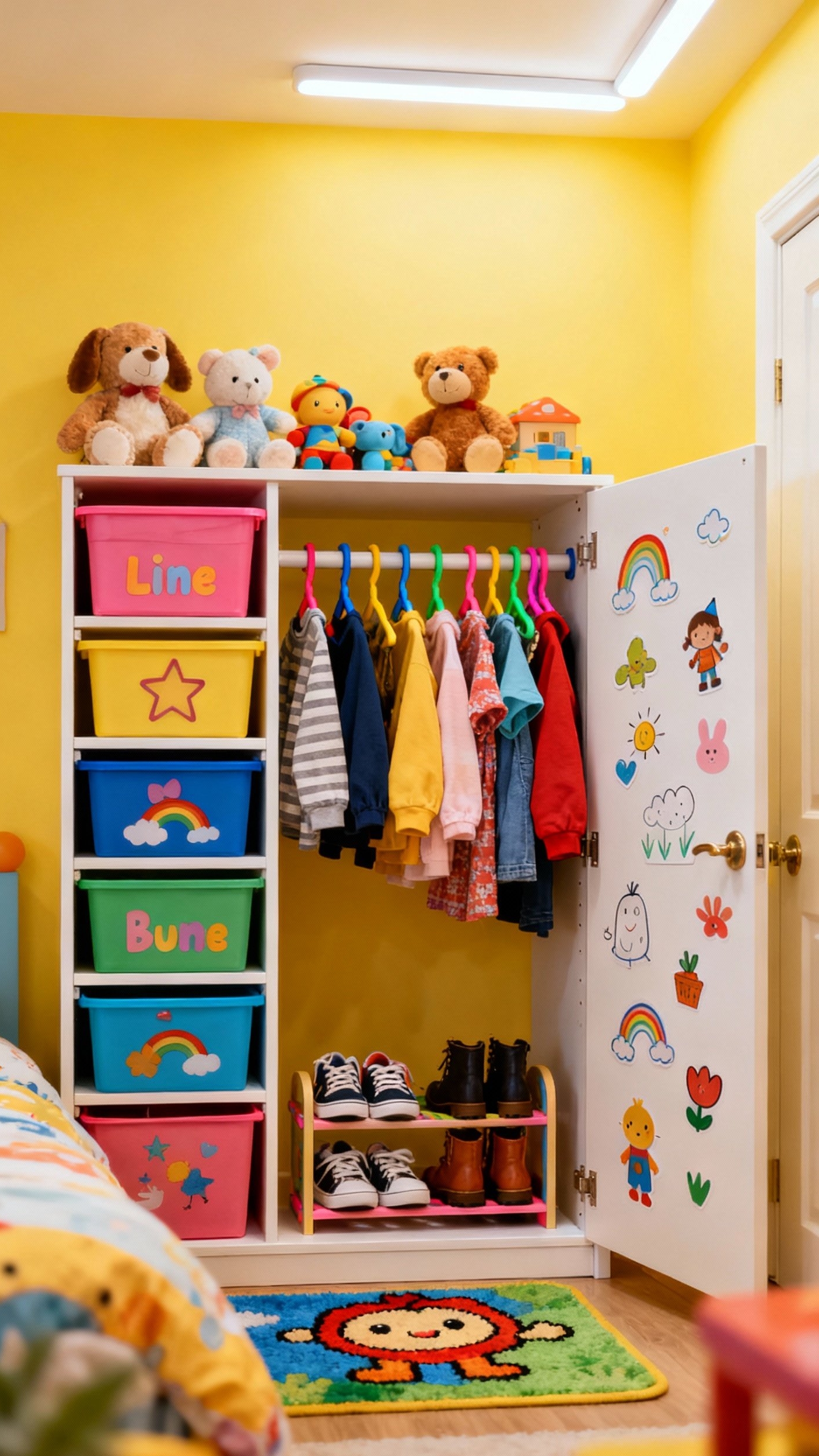 Small Closet Organization Bedroom - Small Closet, Big Style Bedroom - Small Closet Organization Bedroom - The image showcases a small reach-in closet bursting...