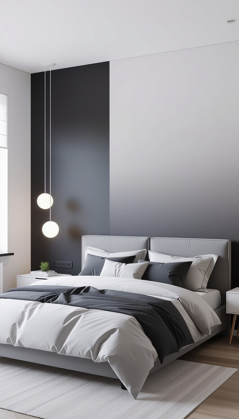 Two Colour Combination For Bedroom Walls - Two-Tone Bedroom Walls: Bold Color Combos - Step into a bedroom bursting with personality, where...