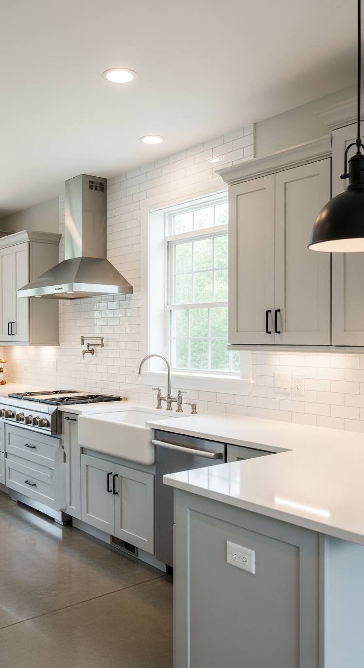 Country Kitchen Design - Country Kitchens: Rustic Meets Modern - Step into this country kitchen, where rustic charm...