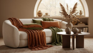 Featured image for ELLE's Fall 2025 Décor Trends: Curves, Textures, and Warm Layers