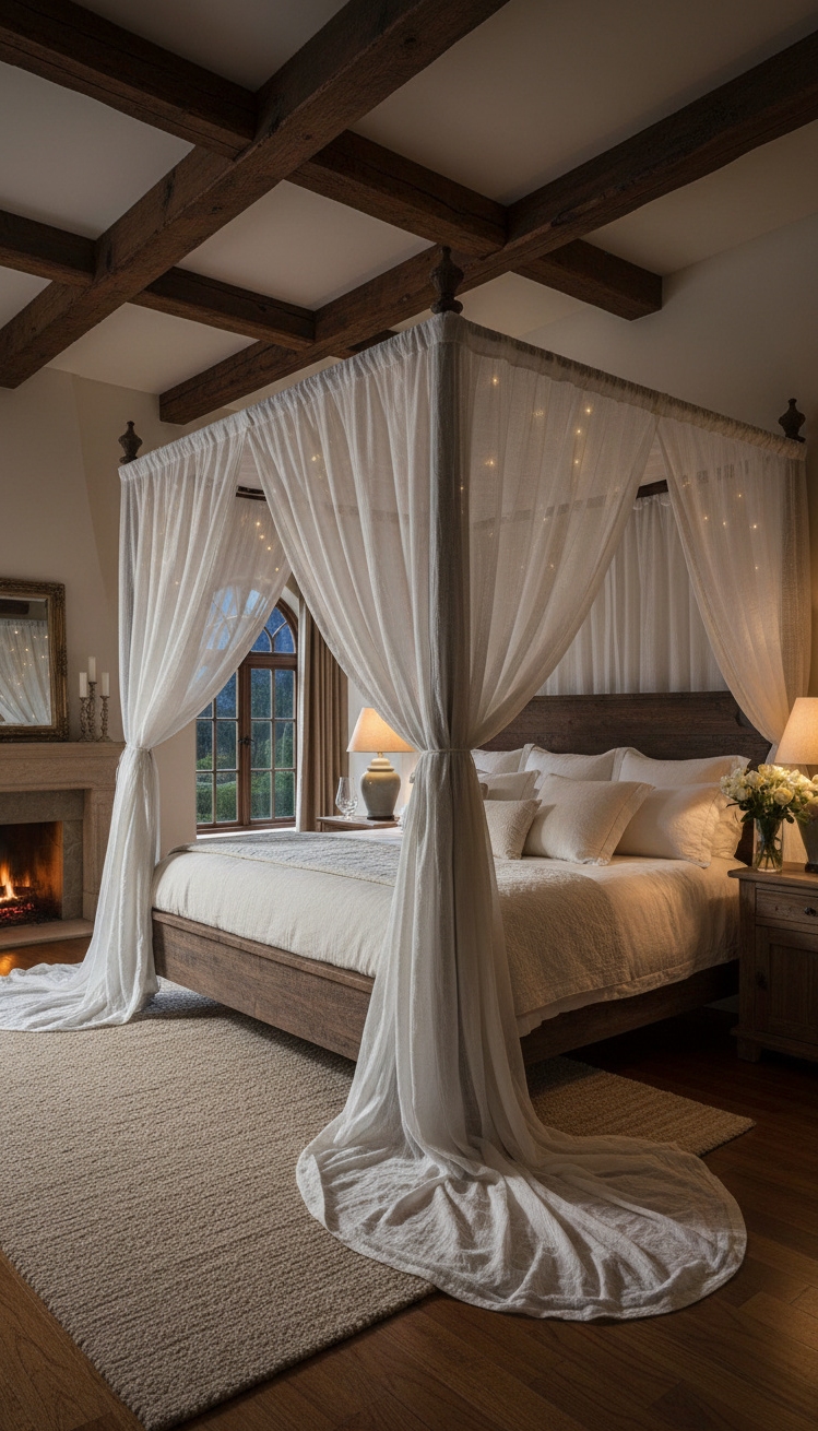 exposed beams bedroom - Exposed Beams: Bedroom Design Ideas - exposed beams bedroom - These exposed beams give the room character. They...