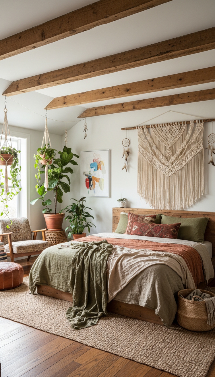 exposed beams bedroom - Exposed Beams: Bedroom Design Ideas - exposed beams bedroom - These exposed beams steal the show. They bring...