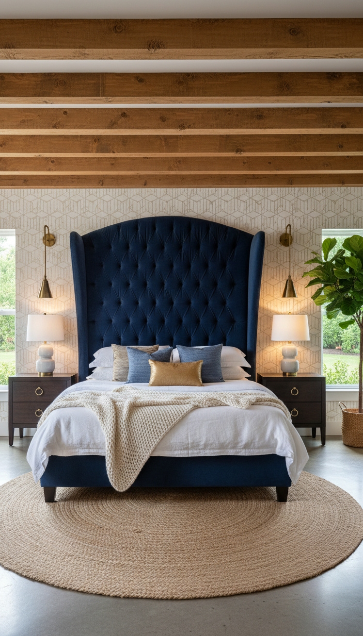 exposed beams bedroom - Exposed Beams: Bedroom Design Ideas - exposed beams bedroom - The exposed beams command attention, drawing your eyes...