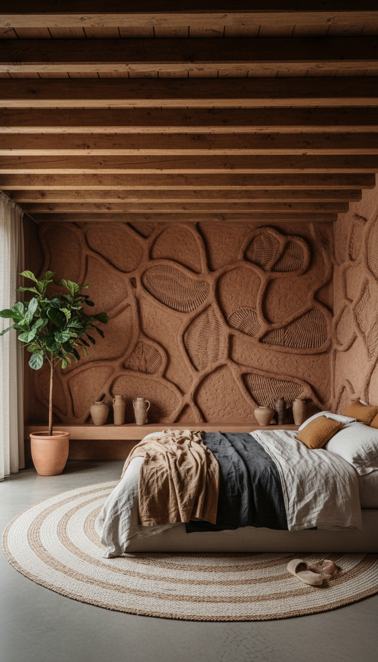 exposed beams bedroom - Exposed Beams: Bedroom Design Ideas - exposed beams bedroom - These exposed beams command attention, drawing your eyes...