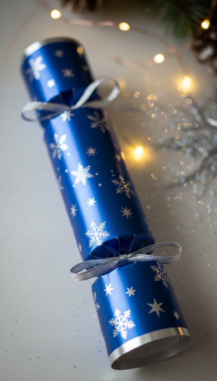blue christmas decorations ideas - Blue Christmas: Silver Sparkle & Style - This Christmas cracker shimmers with a cool elegance....