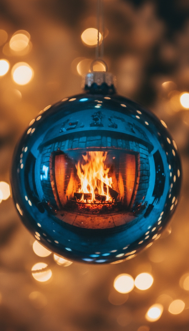 blue christmas decorations ideas - Blue Christmas: Glass Ornament Glow - That icy blue ornament practically glows. The smooth...