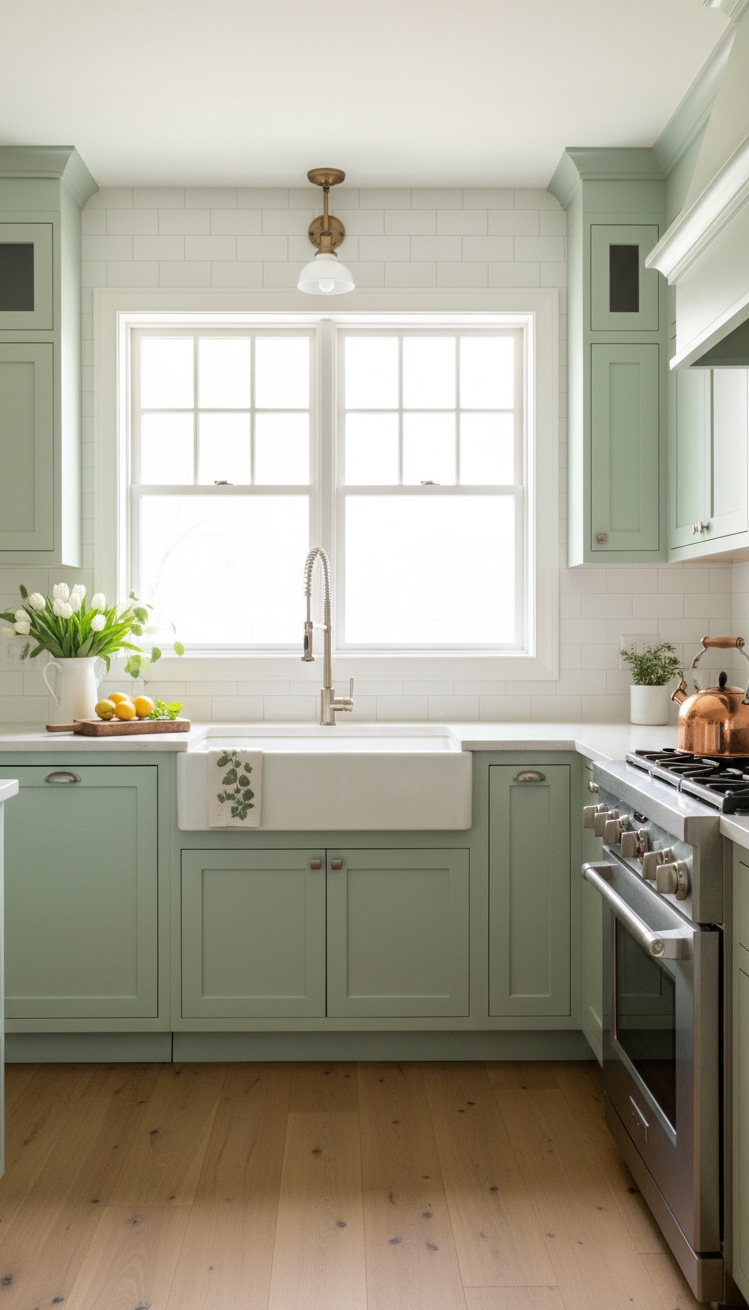 serene interior colors - Serene Kitchens: Embracing Seafoam Serenity - The 
