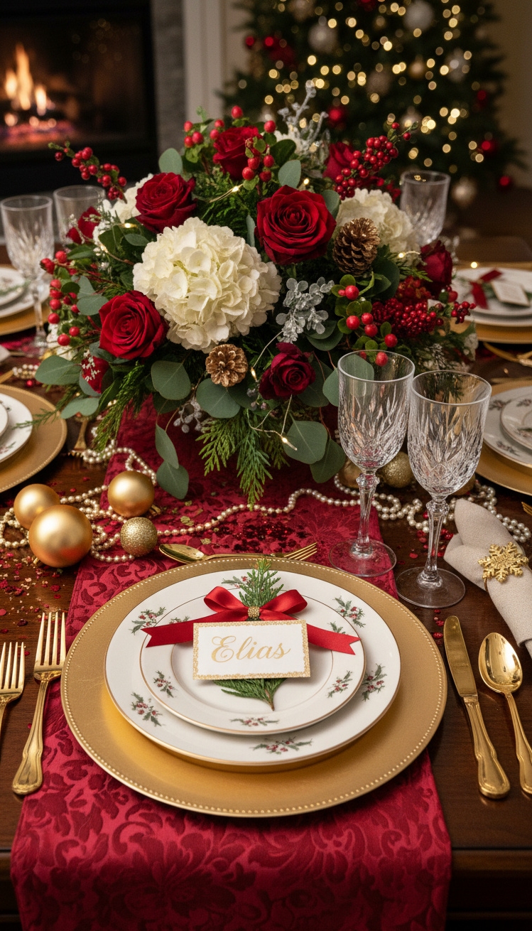 luxury christmas decor - Luxury Christmas: Table Design Ideas - These <a href=