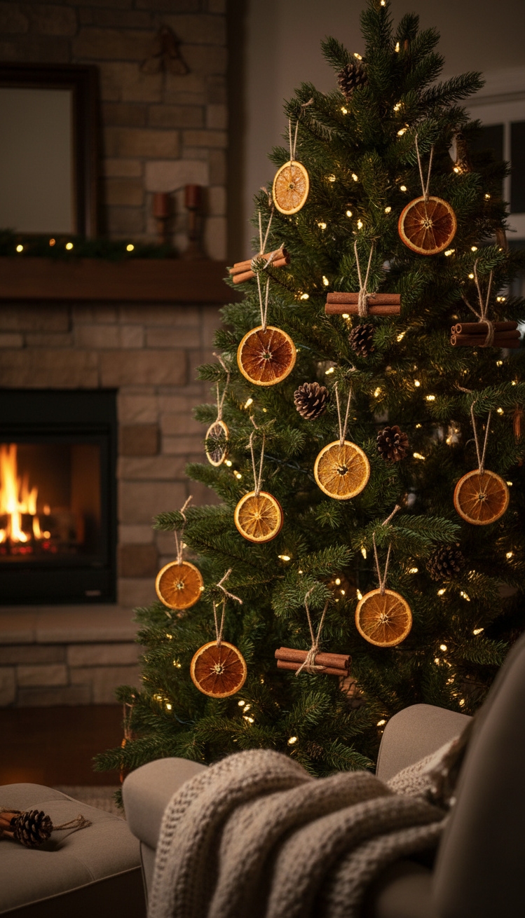 easy christmas ornaments - Simple Christmas Ornaments: Rustic Charm - These orange slice ornaments bring a touch of...