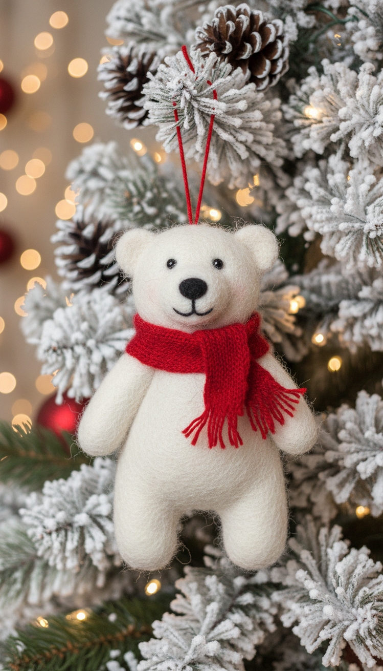 felt christmas ornaments - Felt Ornament Designs: Cozy Christmas Charm - These felt ornaments feel so cozy. A plump...